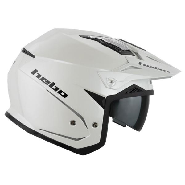 HEBO Hebo Zone 5 Monocolour Trails Helmet White